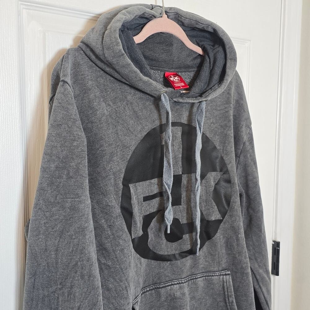 1FC Kaiserslautern Futbol Germany Gray Graphic Hoodie Pullover Sweatshirt L